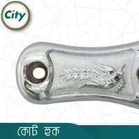 স্টাইলিশ কোট হুক ফাইন পলিশ হেভি কোট হুক ওয়াল মাউন্টেড ওয়াল হ্যাঙ্গার ১ পিস সিলভার_img_3