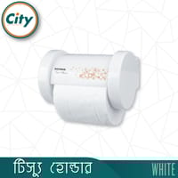 টিস্যু হোল্ডার সাদা রঙের দেয়ালের মাউন্ট টয়লেট টিস্যু পেপার হোল্ডার_img_1