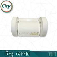 টিস্যু হোল্ডার অফ হোয়াইট কালার ওয়াল মাউন্ট টয়লেট টিস্যু পেপার হোল্ডার_img_2