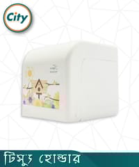 টিস্যু হোল্ডার সাদা রঙের দেয়ালের মাউন্ট টয়লেট টিস্যু পেপার হোল্ডার ২ ইন ১_img_0