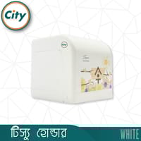 টিস্যু হোল্ডার সাদা রঙের দেয়ালের মাউন্ট টয়লেট টিস্যু পেপার হোল্ডার ২ ইন ১_img_1