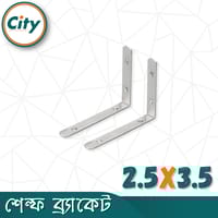 ২ পিস স্টেইনলেস স্টিল কর্নার ব্র্যাকেট ওয়াল শেল্ফ ব্রাকেট এল আকৃতির বন্ধনী বিভিন্ন সাইজের_img_5