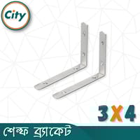 ২ পিস স্টেইনলেস স্টিল কর্নার ব্র্যাকেট ওয়াল শেল্ফ ব্রাকেট এল আকৃতির বন্ধনী বিভিন্ন সাইজের_img_7