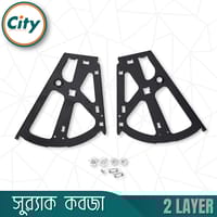 ১ জোড়া (২ পিস) ডাবল জুতার র‍্যাক তৈরীর কবজা ২ স্তরের জুতা ক্যাবিনেট ফ্লিপ ফ্রেম র‍্যাক কবজা_img_3