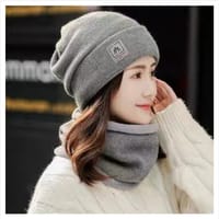 unisex Winter Knitted Beanie+Scarf Sets  (M-014)_img_1