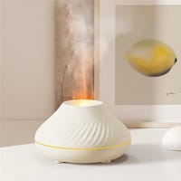 Volcanic Flame Mini Humidifier With Color Night Light- White_img_0