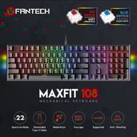 Fantech MAXFIT108 MK855 Blue Switch RGB Mechanical Keyboard_img_0