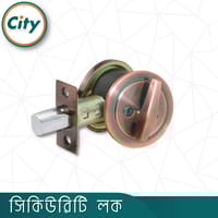 সিকিউরিটি লক ওয়ান সাইড কী ওয়ান সাইড নব সিস্টেম ডেডবোল্ট ডোর লক অ্যান্টিক কালার দরজার লক_img_2