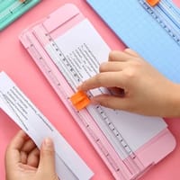 A4 Paper Cutter Trimmer Lightweight Paper Cutting Machine Random color 1pcs_img_0