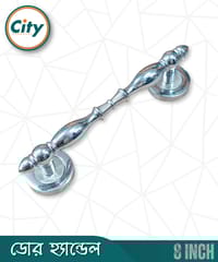 ৮ ইঞ্চি দরজার হ্যান্ডেল নিকেল পালিশ করা দরজার হাতল কাঠের দরজার হ্যান্ডেল_img_0