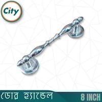 ৮ ইঞ্চি দরজার হ্যান্ডেল নিকেল পালিশ করা দরজার হাতল কাঠের দরজার হ্যান্ডেল_img_1