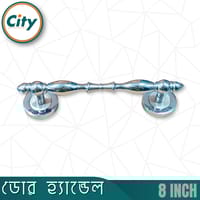 ৮ ইঞ্চি দরজার হ্যান্ডেল নিকেল পালিশ করা দরজার হাতল কাঠের দরজার হ্যান্ডেল_img_2