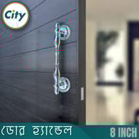 ৮ ইঞ্চি দরজার হ্যান্ডেল নিকেল পালিশ করা দরজার হাতল কাঠের দরজার হ্যান্ডেল_img_4