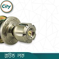 প্রিমিয়াম মানের রাউন্ড লক উচ্চ সুরক্ষার রাউন্ড লক ডোর লক অ্যান্টিক ব্রাশ রঙের দরজার লক_img_3