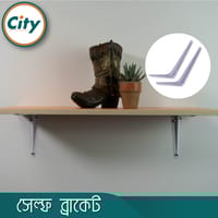 ২ পিস ওয়াল মাউন্ট শেল্ফ ব্রাকেট ওয়াল র‍্যাক এল ক্লাম্প_img_6