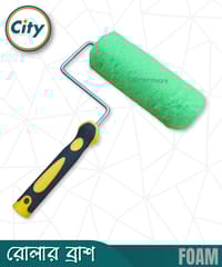 ৯ ইঞ্চি পেইন্ট রোলার ব্রাশ ওয়াল পেইন্টিং ফোম রোলার ব্রাশ ১ পিস_img_0