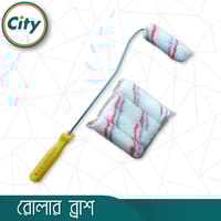 ৪ ইঞ্চি পেইন্ট রোলার ব্রাশ ওয়াল পেইন্টিং সুতা রোলার ব্রাশ ১ সেট_img_1
