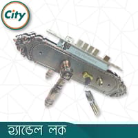 উচ্চ সুরক্ষার বড় আকারের হ্যান্ডেল লক অতিরিক্ত নব সহ প্রধান দরজার জন্য অ্যান্টিক রঙের দরজার লক Door Lock_img_2