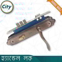 উচ্চ সুরক্ষা স্ট্যান্ডার্ড সাইজের হ্যান্ডেল লক প্রধান দরজার জন্য অ্যান্টিক রঙের দরজার লক Door Lock_img_2