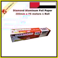 Diamond Aluminum Foil Paper 300mm x 75 meters 1 Roll_img_2