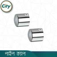 ২ পিস পর্দার পাইপ ক্যাপ স্টেইনলেস স্টিল নিকেল পালিশ করা পর্দার পাইপ হেড ১ ইঞ্চি পাইপের জন্য_img_1