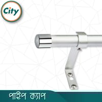 ২ পিস পর্দার পাইপ ক্যাপ স্টেইনলেস স্টিল নিকেল পালিশ করা পর্দার পাইপ হেড ১ ইঞ্চি পাইপের জন্য_img_3
