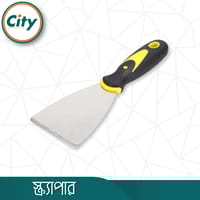 ১ পিস স্টিল স্ক্র্যাপার ওয়াল পেইন্ট পুটি স্ক্র্যাপার প্লাস্টিক গ্রীপ হ্যান্ডেল এর সাথে_img_1