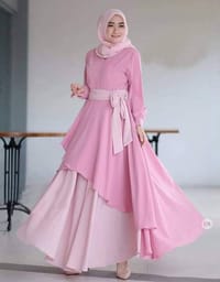 Dubai Cherry Borka with Hijab_img_2