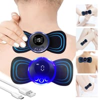 Smart Mini Neck Massager Portable Electronic Stick Double_img_0