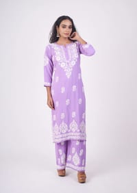 Lucknow two piece Kurti set_img_0