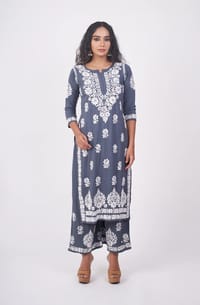 Lucknow two piece Kurti set_img_0