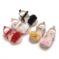 Baby Girls Anti-Slip Sole Flower Sandals (6 to 18 Months)_img_0