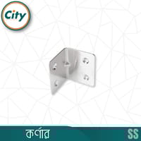 ৫ পিস স্টেইনলেস স্টিলের কর্নার ব্রেস অ্যাঙ্গেল ব্র্যাকেট সিলভার টোন_img_3