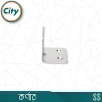 ৫ পিস স্টেইনলেস স্টিলের কর্নার ব্রেস অ্যাঙ্গেল ব্র্যাকেট সিলভার টোন_img_5