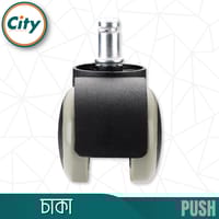 ৫ পিস সেট চেয়ার চাকা হেভী হোম অফিস কম্পিউটার চেয়ারের জন্য পুশ সিস্টেমের হুইল_img_3