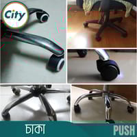 ৫ পিস সেট চেয়ার চাকা হেভী হোম অফিস কম্পিউটার চেয়ারের জন্য পুশ সিস্টেমের হুইল_img_6