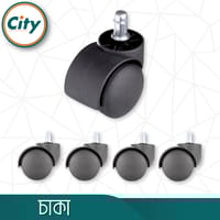 ৫ পিস সেট চেয়ার চাকা হোম অফিস কম্পিউটার চেয়ারের জন্য পুশ সিস্টেমের হুইল_img_1