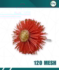 ১ পিস অ্যাব্রেসিভ নাইলন হুইল ব্রাশ ১২০ গ্রিট লাল CNC Brush_img_0