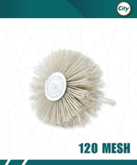 ১ পিস অ্যাব্রেসিভ নাইলন হুইল ব্রাশ ১২০ গ্রিট সাদা CNC Brush_img_0