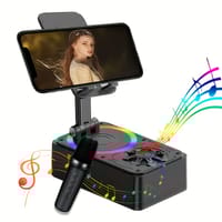 K98 Rotating Foldable Cell Phone Stand with Bluetooth Speaker_img_0
