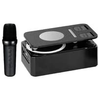 K98 Rotating Foldable Cell Phone Stand with Bluetooth Speaker_img_3