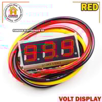 LED Display Mini 0.28 inch DC 0 -100V Digital Voltmeter 100V Volt Panel Indicator Monitor Voltage Meter-1PCS - Compact Digital Voltmeter -Red_img_0