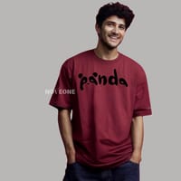NoveOne N25014– Premium Oversized T-Shirt (Color: Maroon)_img_0