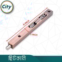 ৮ ইঞ্চি স্টেইনলেস স্টিল ফ্লাশ মাউন্ট টাওয়ার বোল্ট কনসিল ছিটকানি ফোল্ডিং ডোর বোল্ট অ্যান্টিক রঙের_img_4