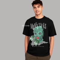 NoveOne N25035– Premium Oversized T-Shirt (Color: Black )_img_0