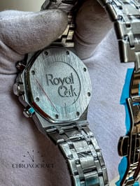 Audemars Piguet Royal Oak Chronograph Reverse Panda Dial-Silver Stainless Steel AA_img_2