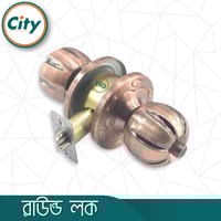 প্রিমিয়াম মানের রাউন্ড লক উচ্চ সুরক্ষা রাউন্ড লক কাঠের দরজার লক অ্যান্টিক রঙের ডোর লক_img_3