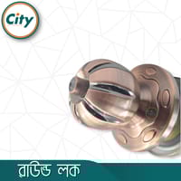 প্রিমিয়াম মানের রাউন্ড লক উচ্চ সুরক্ষা রাউন্ড লক কাঠের দরজার লক অ্যান্টিক রঙের ডোর লক_img_4