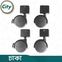 ১ সেট (৪ পিস) ২ ইঞ্চি চাকা ইউ প্লেট সুইভেল কাস্টার হুইল কম্পিউটার টেবিল চাকা_img_1