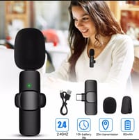 K8 Wireless Microphone for YouTube Vlogging, Video Recording Online Classes with Noise Cancellation Mic Supports_img_0